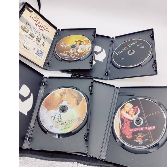 4 Movie Lot DVDs Romance The Longest Ride Lucky One Wicker Park Best Of Me Four - Picture 9 of 9